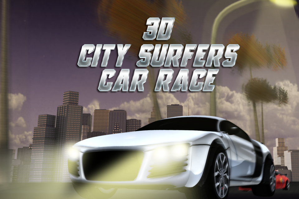 3D City Surfers Car Race截图11