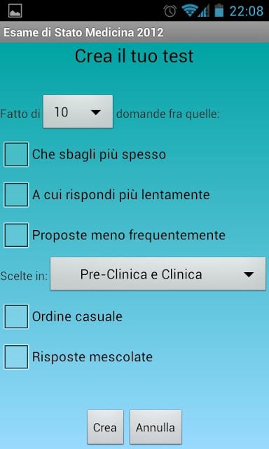 Esame di Stato Medicina DEMO截图2