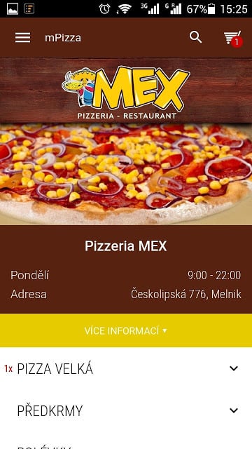 Pizzerie MEX Měln&iacute;k截图1