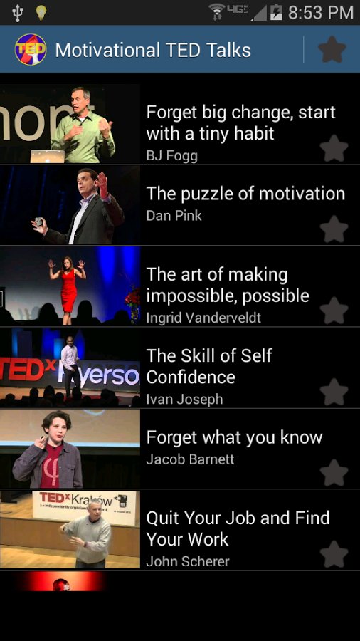 Motivational TED Talks截图2