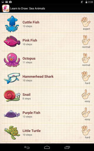 Learn to Draw Ocean Animals截图4
