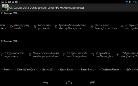 C1, C2 May 2012 OCR Maths AS-Level PPs MyAlevelMathsTutor截图5