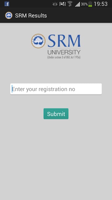 SRM University Results截图2