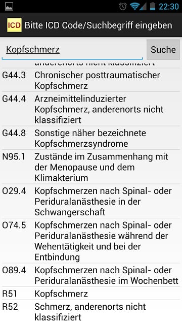 Krankenschein ICD-10 Codierung截图3