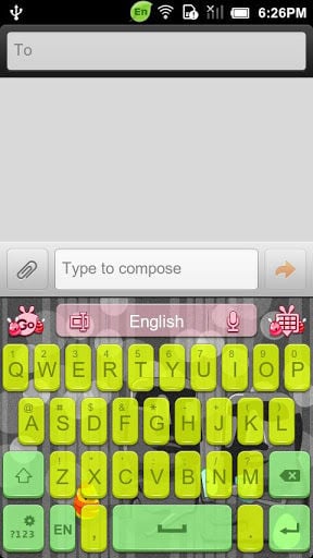 GO Keyboard Easter Island theme截图1