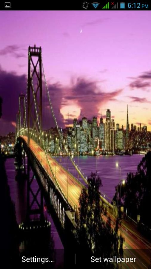 Golden Gate Live Wallpaper截图2