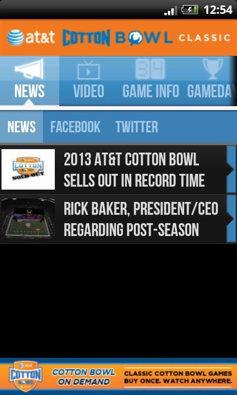 Official Cotton Bowl Mobile截图2