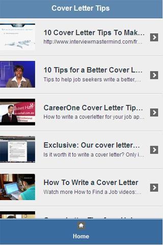 Cover Letter Tips Video截图1