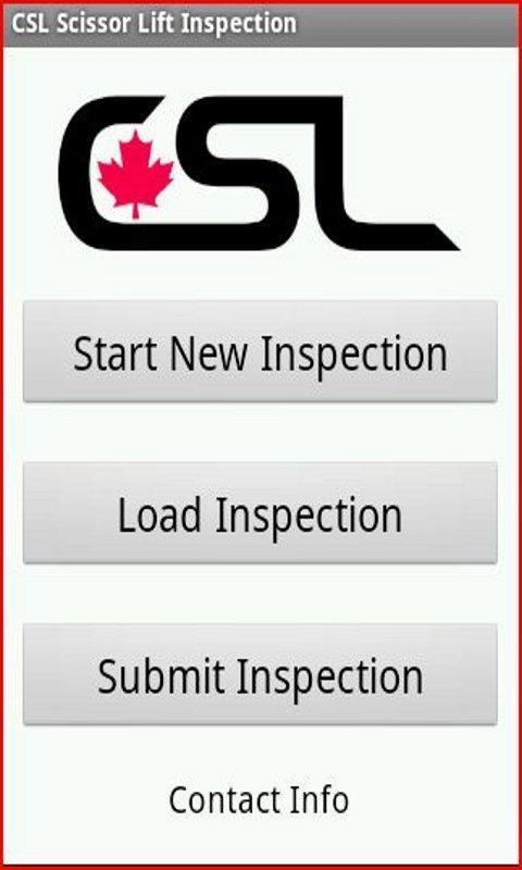 CSL Scissor Lift Inspection截图1