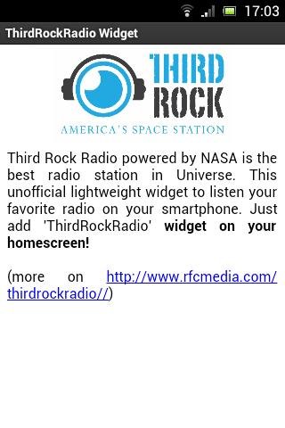 Third Rock Radio Widget截图2