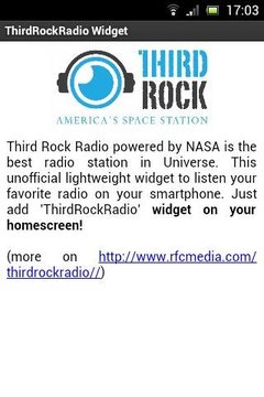 Third Rock Radio Widget截图
