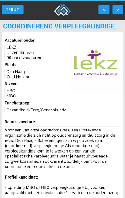 Leiden: Werken &amp; Vacatures截图2