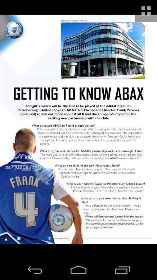 Peterborough United prog...截图6