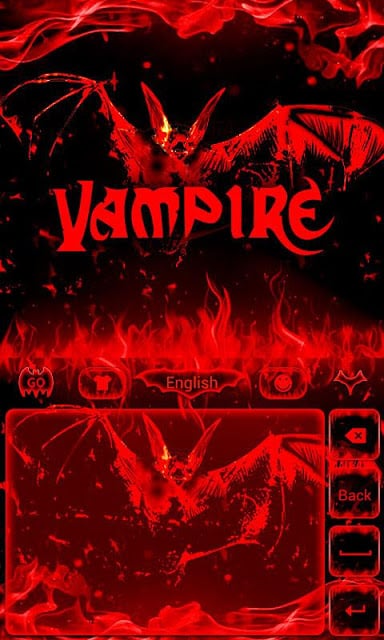 Vampire GOKeyboard Theme Emoji截图1