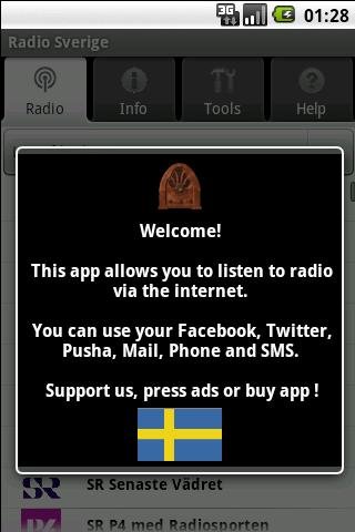 Radio Sverige (gratisapp)截图2