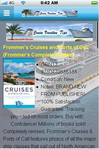 Cruises Vacation Tips截图1