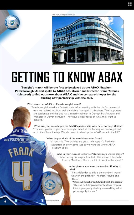 Peterborough United prog...截图3