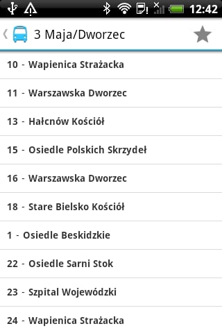 Rozkład MZK Bielsko-Biała截图3