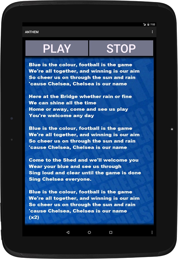 Chelsea FC Anthem截图5