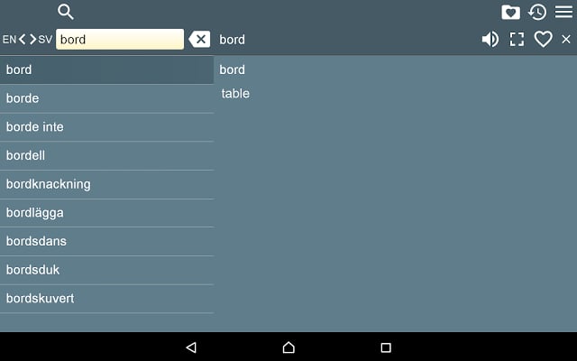 English Swedish Dictionary Fr截图1