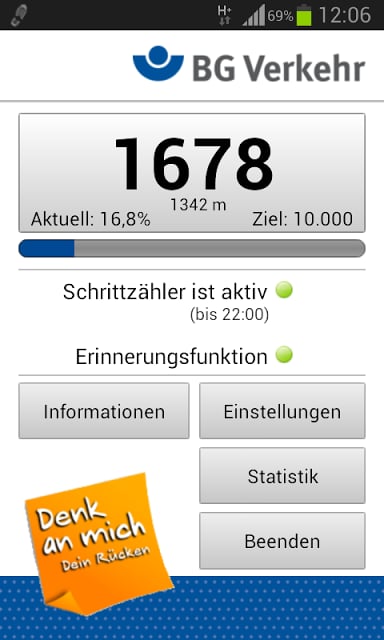 Schrittz&auml;hler-App BG Verkehr截图1