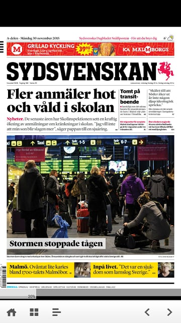 Sydsvenskan E-tidning截图1