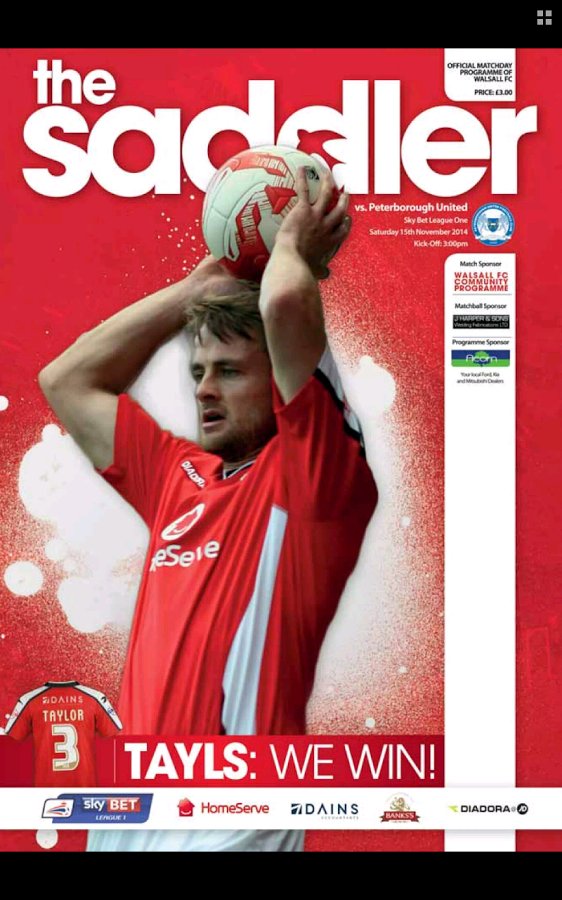 Walsall FC matchday prog...截图1