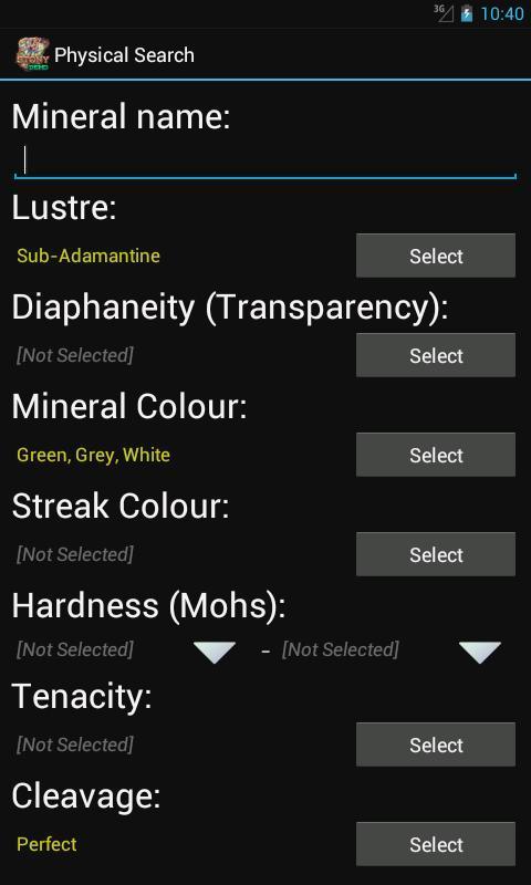 Stony Mineral Finder Demo截图2