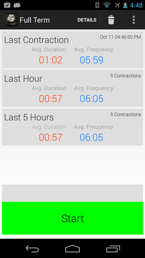 Full Term - Contraction Timer截图1