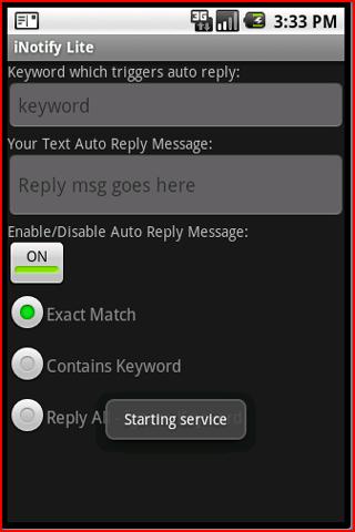 iNotify Lite - Auto Text Reply截图2