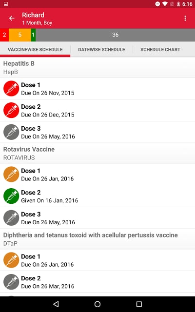 Vaccine Reminder截图2