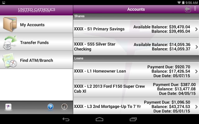United Catholics FCU Tablet截图5