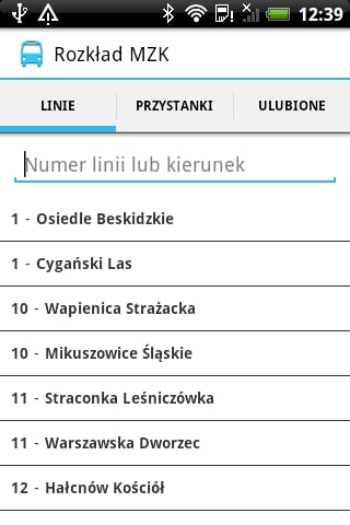 Rozkład MZK Bielsko-Biała截图2