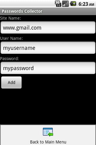 Passwords Collector截图2