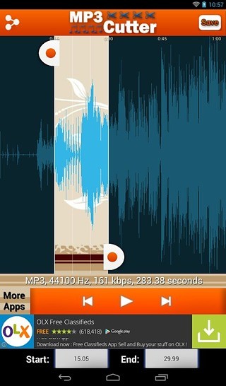 MP3 Cutter Free截图1