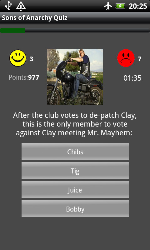 Sons of Anarchy Quiz截图1