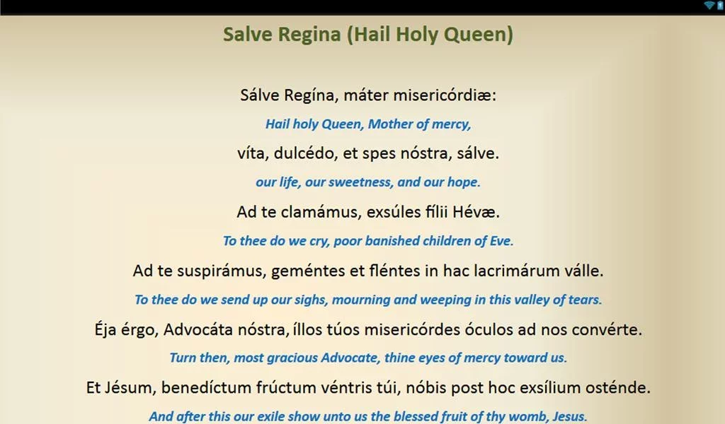 Latin Catholic Prayers截图8