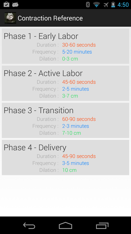 Full Term - Contraction Timer截图3