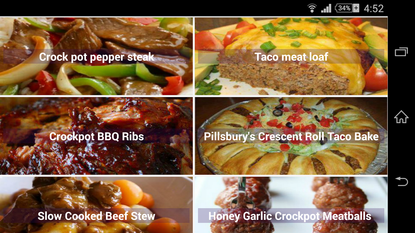 CrockPot and oven recipes截图11