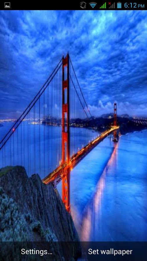 Golden Gate Live Wallpaper截图5