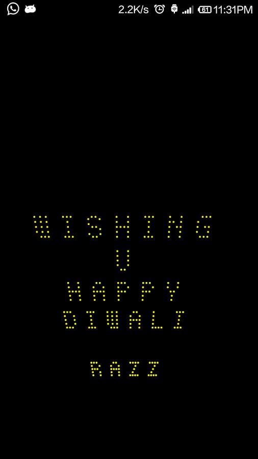 Diwali Wishes- Text Anim...截图2