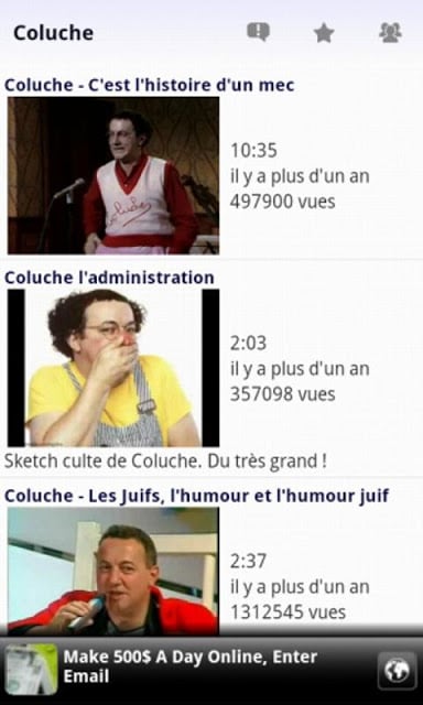 Coluche Citations截图1