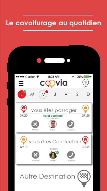 Coovia covoiturage &agrave; Toulouse截图5