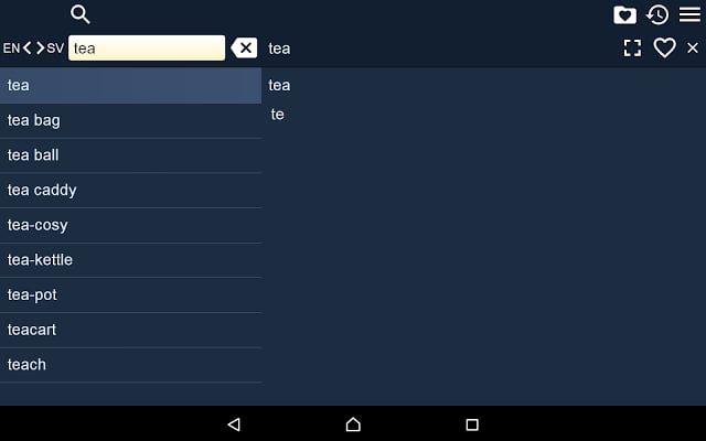 English Swedish Dictionary Fr截图8