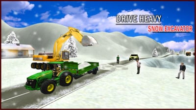 重型雪挖掘机3D截图2