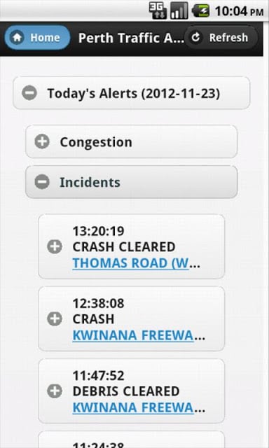 Perth Traffic Updates Free截图1