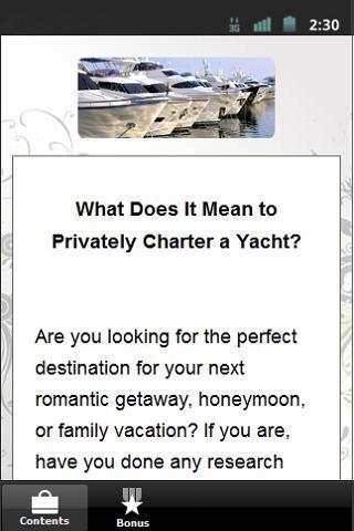 Private Yacht Charters截图4