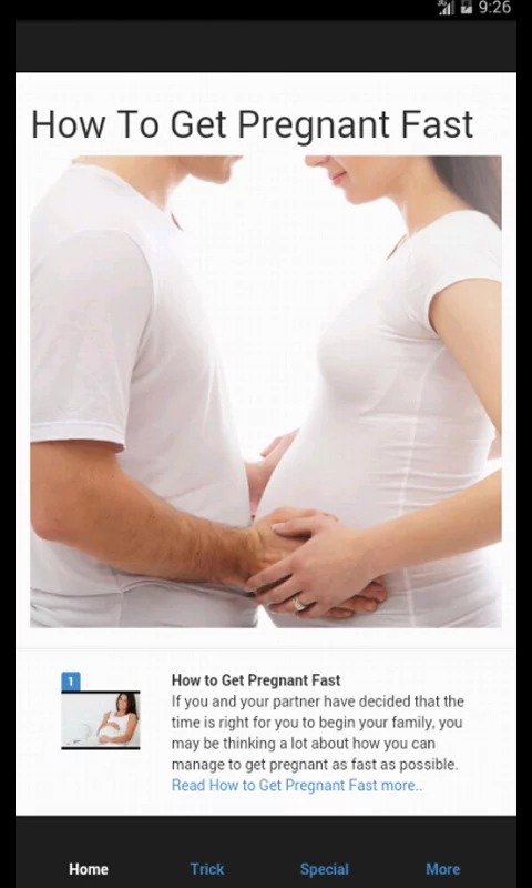 How To Get Pregnant Fast截图1