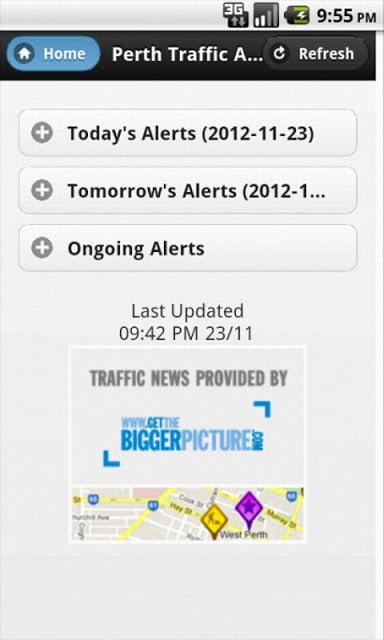 Perth Traffic Updates Free截图2