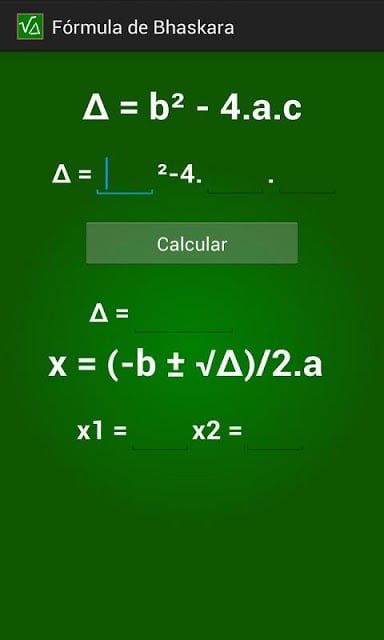 F&oacute;rmula de Bhaskara截图3